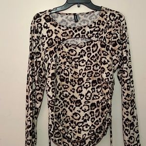 Women’s leopard print shirt